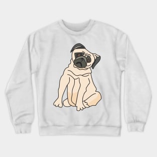 Pug artwork Crewneck Sweatshirt